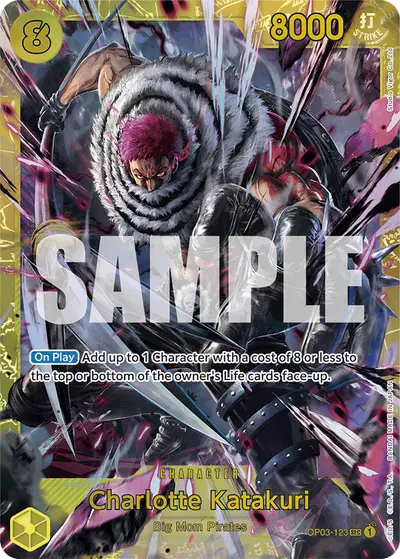 Charlotte Katakuri OP03-123 Reprint PRB01 One Piece Card The Best