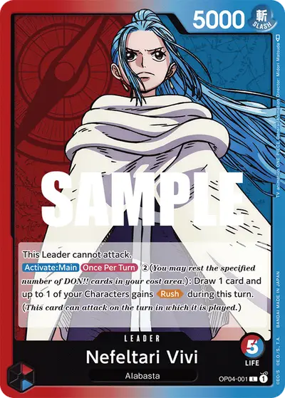 Nefeltari Vivi OP04-001 OP04 Kingdoms of Intrigue