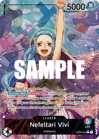 Nefeltari Vivi OP04-001 Alternate Art OP04 Kingdoms of Intrigue