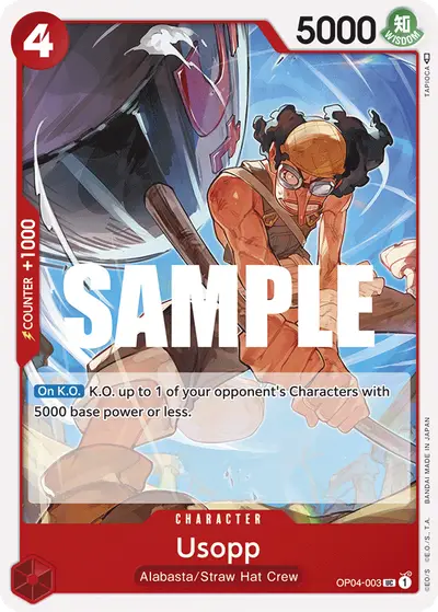 Usopp OP04-003 OP04 Kingdoms of Intrigue