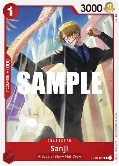 Sanji OP04-007 OP04 Kingdoms of Intrigue