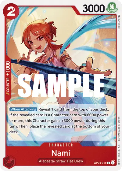 Nami OP04-011 OP04 Kingdoms of Intrigue