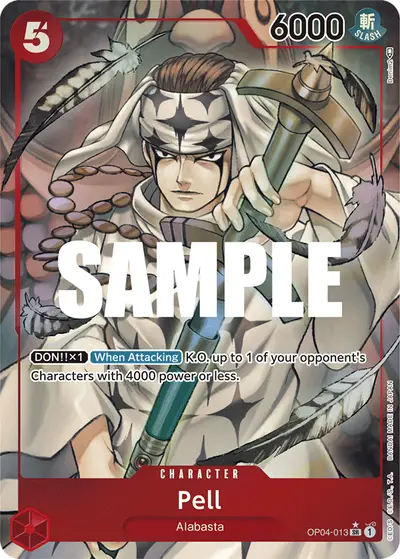 Pell OP04-013 Alternate Art OP04 Kingdoms of Intrigue