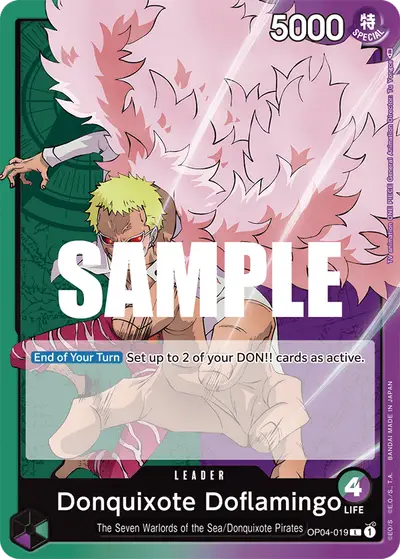 Donquixote Doflamingo OP04-019 OP04 Kingdoms of Intrigue