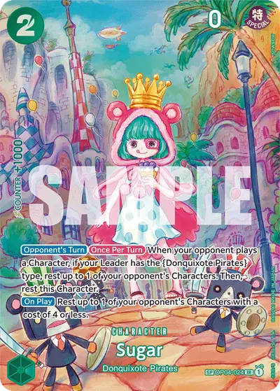 Sugar OP04-024 SP OP06 Wings of the Captain