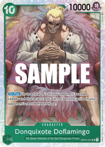 Donquixote Doflamingo OP04-031 OP04 Kingdoms of Intrigue