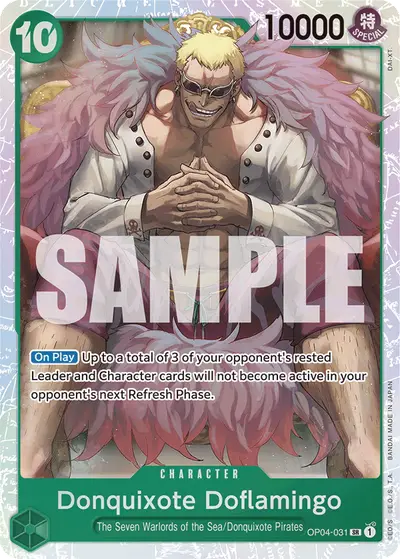 Donquixote Doflamingo OP04-031 Reprint PRB01 One Piece Card The Best