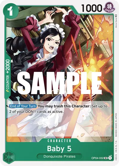Baby 5 OP04-032 OP04 Kingdoms of Intrigue