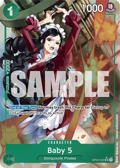Baby 5 OP04-032 Full Art PRB01 One Piece Card The Best