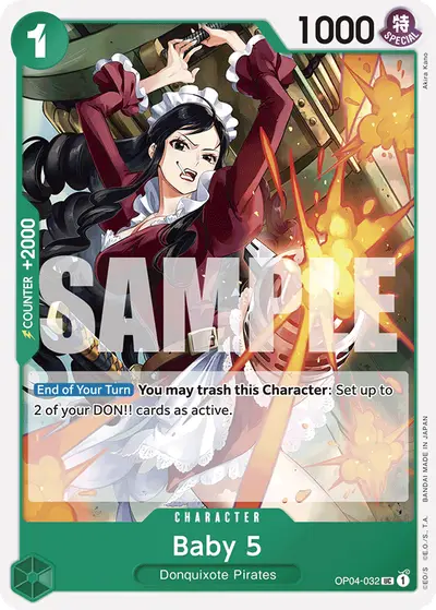 Baby 5 OP04-032 Reprint PRB01 One Piece Card The Best