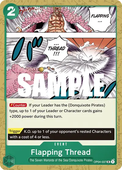 Flapping Thread OP04-037 OP04 Kingdoms of Intrigue