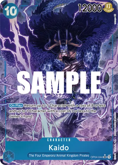 Kaido OP04-044 Alternate Art OP04 Kingdoms of Intrigue