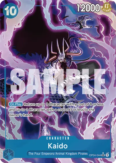 Kaido OP04-044 Alternate Art PRB01 One Piece Card The Best
