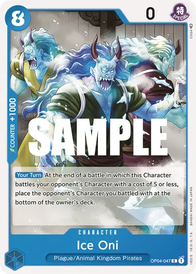 Ice Oni OP04-047 OP04 Kingdoms of Intrigue