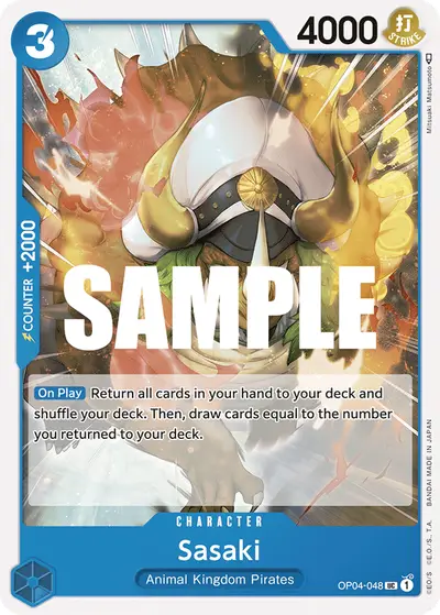 Sasaki OP04-048 OP04 Kingdoms of Intrigue