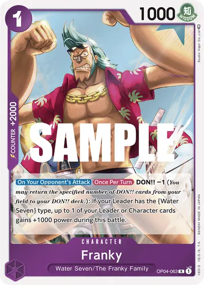 Franky OP04-063 OP04 Kingdoms of Intrigue