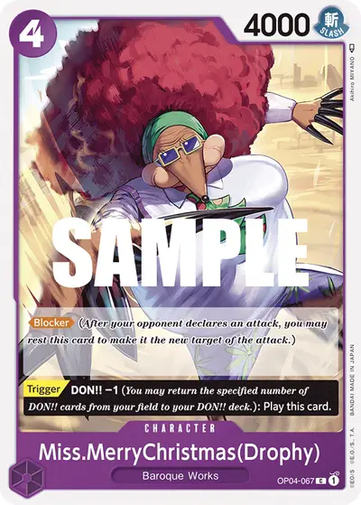 Miss MerryChristmas (Drophy) OP04-067 OP04 Kingdoms of Intrigue