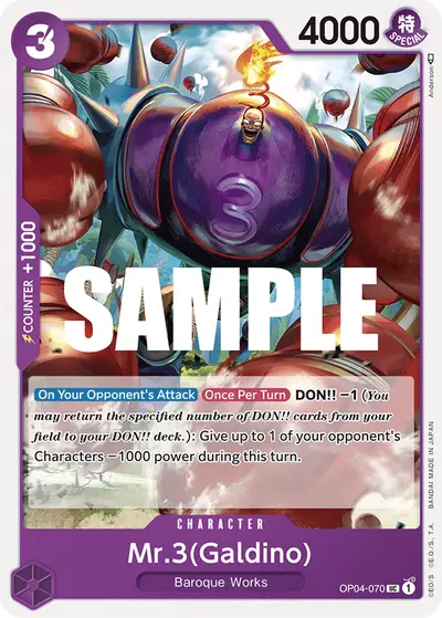 Mr. 3 (Galdino) OP04-070 OP04 Kingdoms of Intrigue