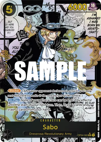 Sabo OP04-083 Manga OP04 Kingdoms of Intrigue