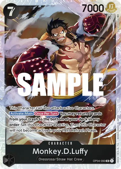 Monkey D. Luffy OP04-090 OP04 Kingdoms of Intrigue