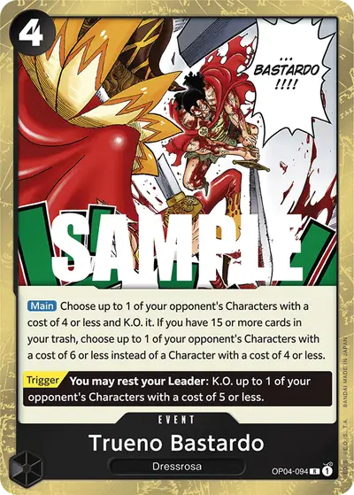 Trueno Bastardo OP04-094 OP04 Kingdoms of Intrigue