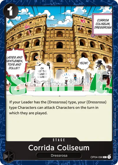 Corrida Coliseum OP04-096 Reprint PRB02 One Piece Card The Best Vol. 2