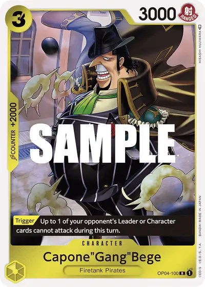 Capone "Gang" Bege OP04-100 OP04 Kingdoms of Intrigue