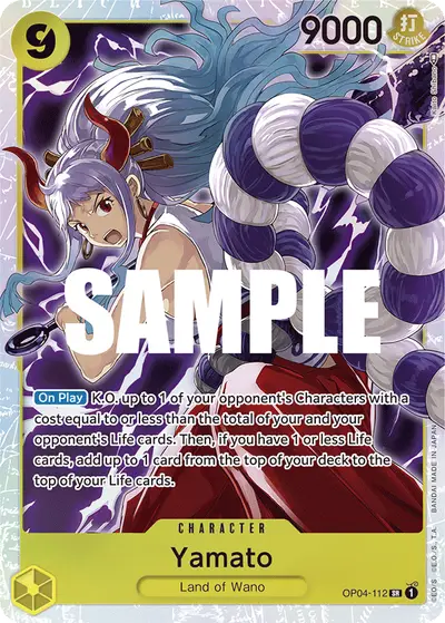 Yamato OP04-112 OP04 Kingdoms of Intrigue