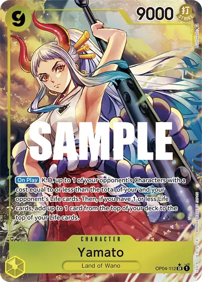 Yamato OP04-112 Alternate Art OP04 Kingdoms of Intrigue