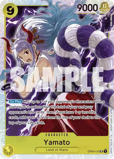 Yamato OP04-112 Reprint PRB01 One Piece Card The Best