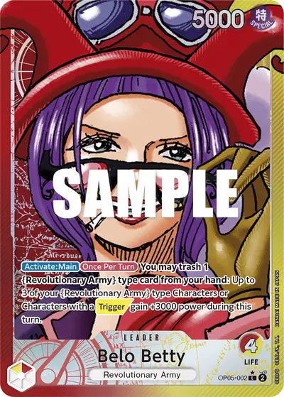 Belo Betty OP05-002 Alternate Art OP05 Awakening of the New Era