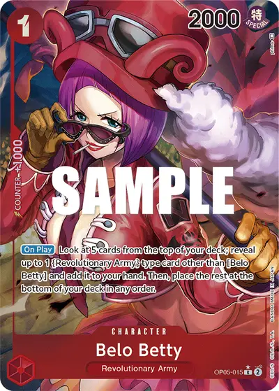 Belo Betty OP05-015 Alternate Art OP05 Awakening of the New Era