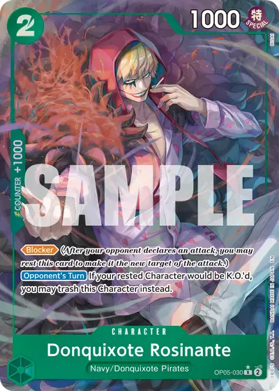 Donquixote Rosinante OP05-030 Alternate Art PRB02 One Piece Card The Best Vol. 2