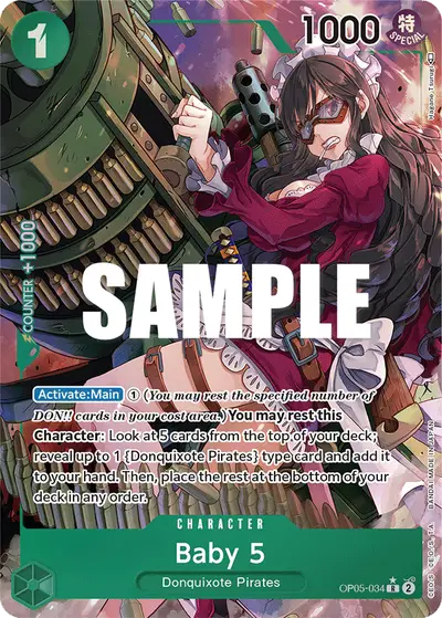 Baby 5 OP05-034 Alternate Art OP05 Awakening of the New Era