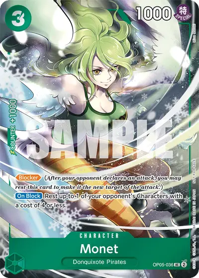 Monet OP05-036 Parallel 1 Promotion Cards