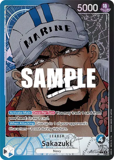Sakazuki OP05-041 Alternate Art OP05 Awakening of the New Era