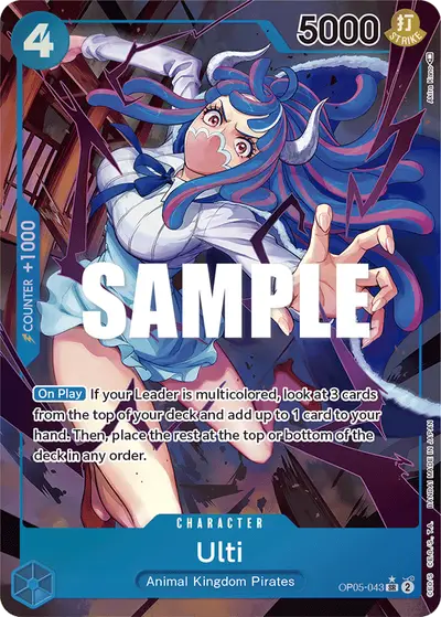 Ulti OP05-043 Alternate Art OP05 Awakening of the New Era
