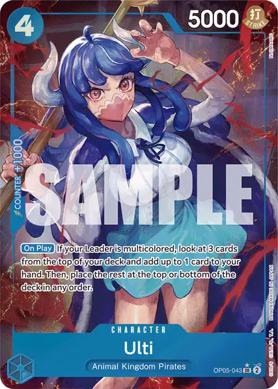 Ulti OP05-043 Alternate Art PRB01 One Piece Card The Best
