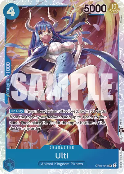 Ulti OP05-043 Reprint PRB01 One Piece Card The Best