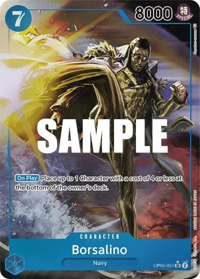 Borsalino OP05-051 Alternate Art OP05 Awakening of the New Era