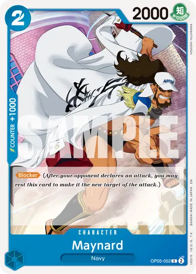 Maynard OP05-052 Reprint PRB02 One Piece Card The Best Vol. 2