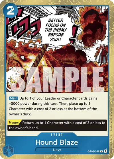 Hound Blaze OP05-057 Jolly Roger Foil PRB01 One Piece Card The Best