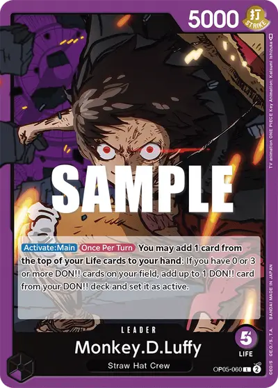 Monkey D. Luffy OP05-060 OP05 Awakening of the New Era