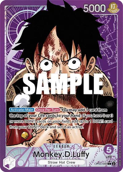 Monkey D. Luffy OP05-060 Alternate Art OP05 Awakening of the New Era