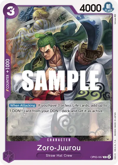 Zoro-Juurou OP05-067 OP05 Awakening of the New Era