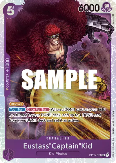 Eustass "Captain" Kid OP05-074 OP05 Awakening of the New Era