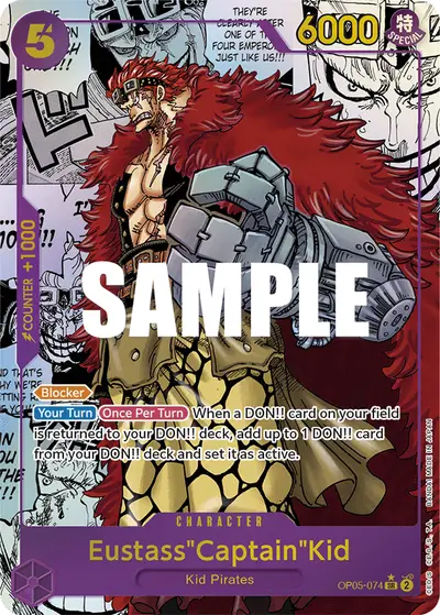 Eustass "Captain" Kid OP05-074 Manga OP05 Awakening of the New Era