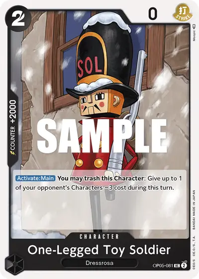 One-Legged Toy Soldier OP05-081 OP05 Awakening of the New Era
