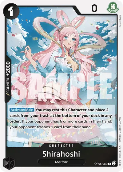 Shirahoshi OP05-082 Reprint PRB01 One Piece Card The Best