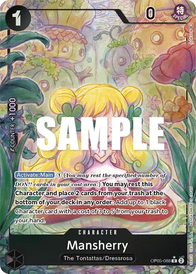 Mansherry OP05-088 Alternate Art OP05 Awakening of the New Era
